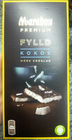 Fylld kokos mörk choklad