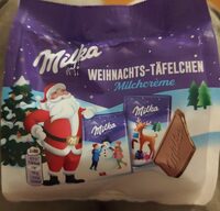 Weihnachts-Täfelchen Milchcrème