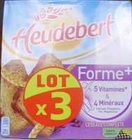 Forme+ (5 Vitamines & 4 Minéraux), Céréale Complète (Lot x 3)