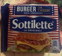 Sottilette Burger con Cheddar
