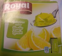 Gelatina sabor limón