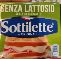 Sottilette senza lattosio