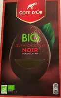 Oeuf au chocolat noir