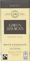 Black's Organic White Chocolate Bar