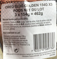 Oreo slug golden
