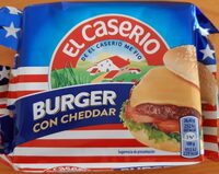 Burger con cheddar