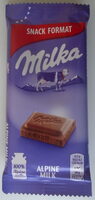 Milka Ciocolată cu lapte alpin