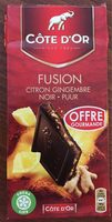 Chocolat noir citron gingembre