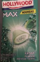 Chewing-gum sans sucres parfum menthe verte