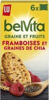 Graines et fruits - Framboises et graines de chia