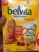 Biscuits miel pépites chocolat Belvita