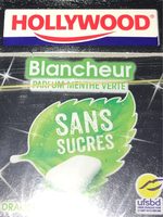 Hollywood Blancheur parfum menthe verte sans sucres