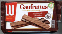 Gaufrettes - Tablette de chocolat