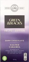 Black's Dark Salted Caramel Chocolate Bar