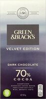 Black's 70% Dark Chocolate Bar