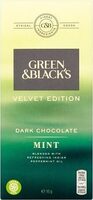 Black's Dark Mint Chocolate Bar