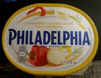 Philadelphia с лук и пиперки