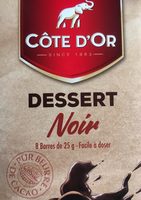 Côte d'Or dessert noir