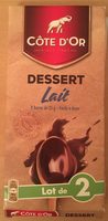 Dessert lait lot de 2