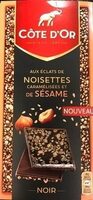 Cote d’or aux éclats de noisettes caramelisées et de sésame