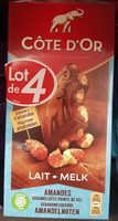 Lait amandes caramélisées pointe de sel