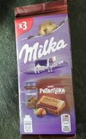 Chocolat au lait du pays Alpin à la pâte de noisettes