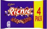 Picnic Chocolate Bar 4 Pack