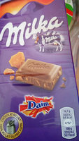 Daim - Chocolat au lait aux éclats de caramel