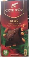 Côte D'or Bloc Noir Amandes 16X180G