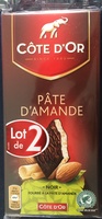Chocolat Noir Pâte d'Amande
