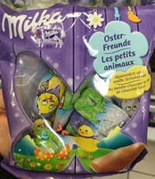 Les petits Animaux au tendre chocolat au lait et chocolat blanc