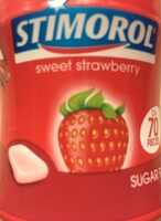 Stimorol Bottle Sweet Strawberry 70 Pièces X6