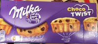 Gâteau fourré aux pépites de chocolat au lait du pays alpin