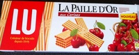 La paille d'or - Gaufrettes fourrées à la cerises