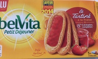 BelVita Petit Déjeuner Le Tartiné à la Fraise
