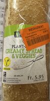 Plant-based creamy spread & veggies