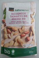 Cacahuètes bio grillées non salées