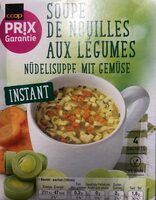 Soupe de nouilles aux legumes