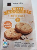 Cookies géants au chocolat blanc