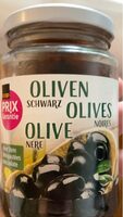 Oliven schwarz entsteint | Olives noires dénoyautées