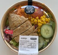 Salade avec blanc de poulet