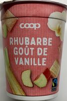 Yogourt Rhubarbe arôme Vanille