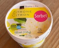 Zitrone Sorbet