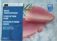 Steaks de thon blanc