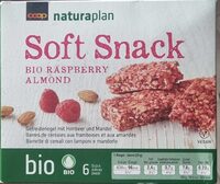 Soft snack bio raspberry almond