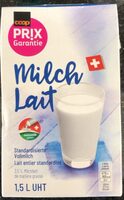 Lait entier standardisé