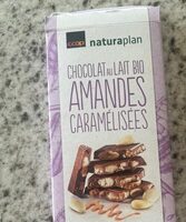 Naturaplan chocolat au lait & amandes caramélisées
