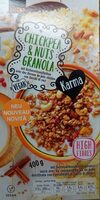 Chickpea and nuts granola