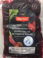 Quartiers de betterave rouge