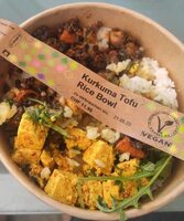 Kurkuma Tofu Rice Bowl
